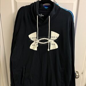 Under Armour Men's Black Hoodie with Logo